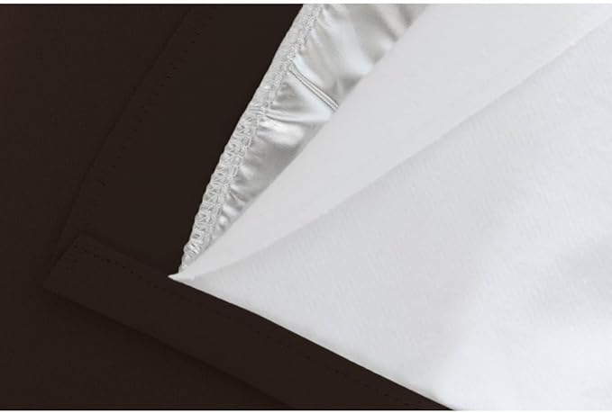 Moondream 3-in-1 Sound Insulation Curtain with Noise-Blackout-Thermal Insulation, Patented Technology, 55" Width x 84" Length, Brown (Chocolate MC610), Grommet, 1 Panel