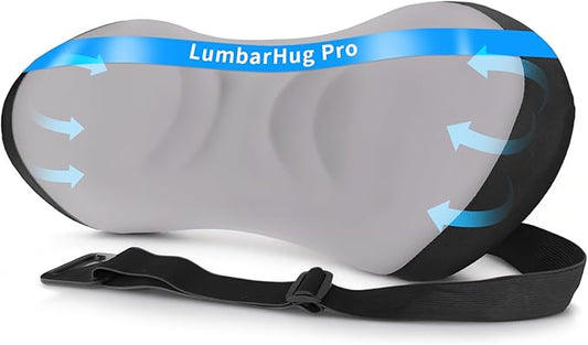 Lumbar Support Pillow for Office Chair - Lumbar Pillow for Car, Memory Foam Ergonomic Lumbar Support Pillow for Car Back Support for Office Chair