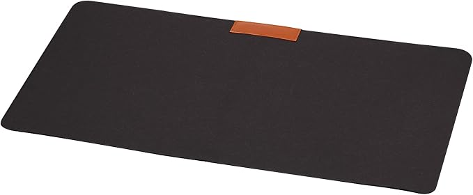 PATIKIL 25x13 Desk Mat Protector, Dual Side Soft Smooth Mouse Pad Writing Mat for Office Home, Black