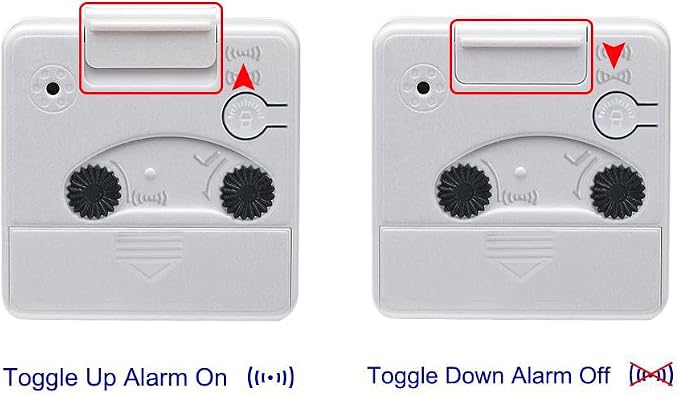 Peakeep Ultra Small, Battery Travel Alarm Clock with Snooze and Light | Silent No Ticking Analog Quartz Clock (White)