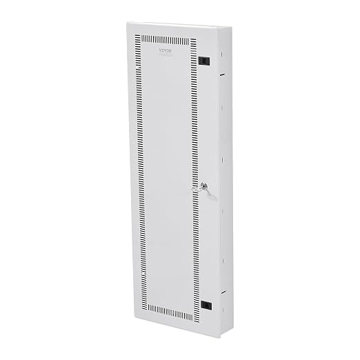 VEVOR Media Enclosure, 42-Inch, Structured Media Center with Vented Hinged Door, Cable Management Box, Structured Wiring Multi-Media Cabinet, Recessed Electrical Media Box, for Network Distribution