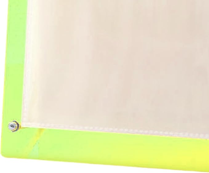 Desktop Acrylic Photo Album Clear Flip Frame Table Calendar Photo Frame for Office Desks Entrance Bedroom, Green