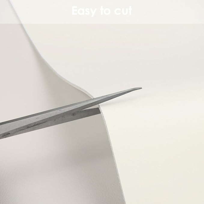 Leather Desk Mat,1.8mm Thick,16x60 Inch Desk Cover,Desk Protector Mat,Dresser Cover Top,Faux Leather Table Cover,Side Table Cover,Office Desk Cover,Office Table Cover(White+White,16x60)