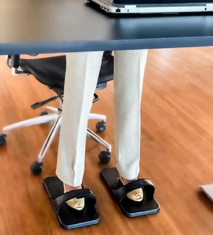 PedMats-Individualized, Portable Pair of Anti-Fatigue Mats for Standing Desk, Thick and Ergonomically Cushioned Support, Compact, Easy to Move, Easy to Slide the Mats and Glide in a Chair