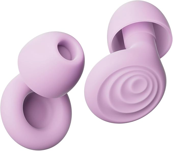 Ergonomic Design Soft Silicone Ear Plugs for Noise Cancellation and Focuses Enhancement in Offices Study or Travel 1 Pair Silicone Earplugs for Sleep
