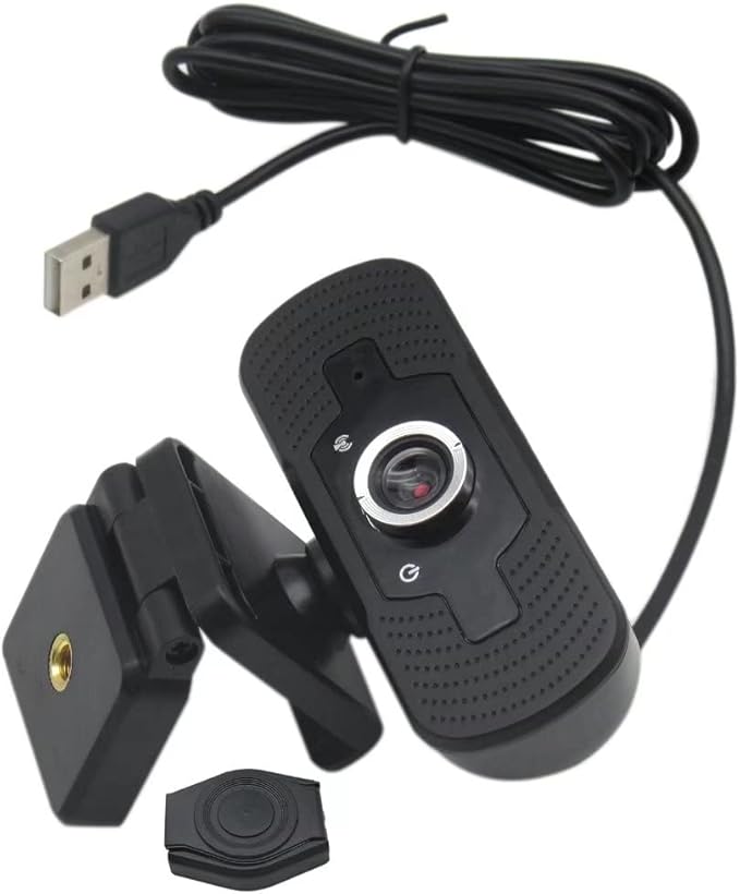USonline911 HD Webcam 1080p with Privacy Shutter,Webcam PC Laptop Camera with Microphone,Widescreen Video Calling and Recording