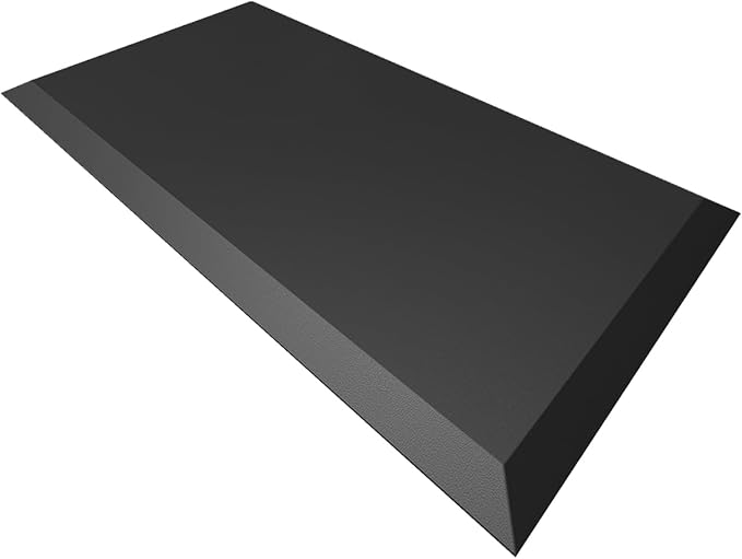 1" Extra Thick Anti Fatigue Floor Mat, Kitchen Mat, Standing Desk Mat – Comfort at Home, Office, Garage (Black)