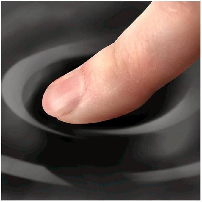 Fellowes Wrist Rest - Crystals Gel Wrist Rest with Non Slip Rubber Base - Ergonomic Mouse Mat Wrist Support, Keyboard Wrist Rest for Computer, Laptop, Home Office Use - Black