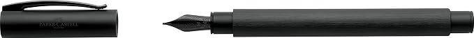 Faber-Castell Ambition Fountain Pen, All Black - Extra Fine