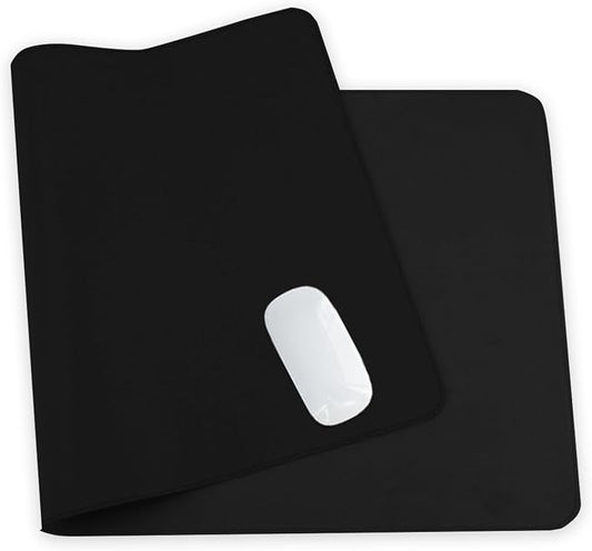24 x 12 Inches Leather Desk Pad Protector, Non-Slip PU Leather Desk Mat, Laptop Desk Pad, Perfect for Office & Home Use (black)