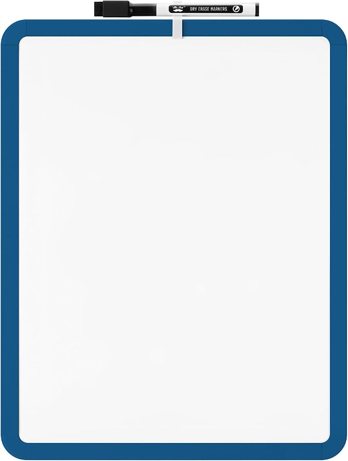 Mr. Pen- Dry Erase Board, 14” x 11” with a Black Dry Erase Marker, Small Mini White Board for Students, Back to School Supplies