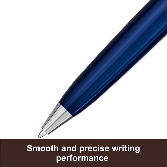 Monteverde USA Aldo Domani Ballpoint Pen - Blue, Italian-Inspired Luxury, Smooth Writing