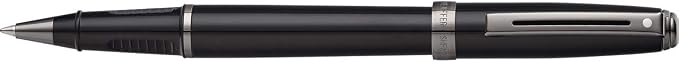 Sheaffer Prelude Gloss Black Rollerball Pen with Gun Metal Tone PVD Trim
