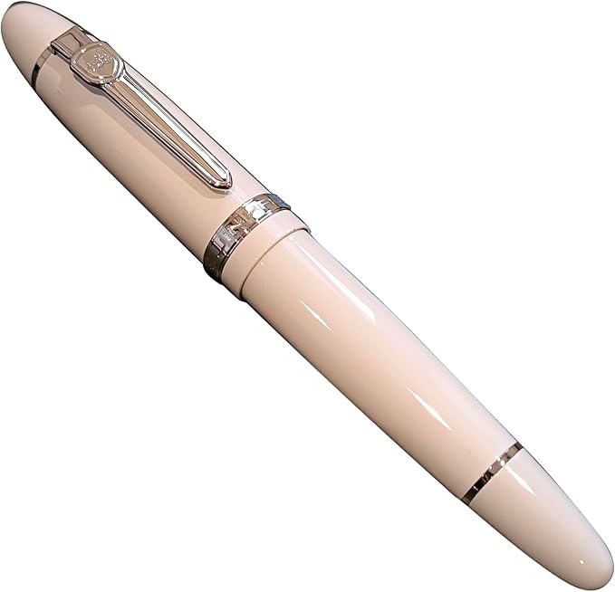JH159 Rollerball and Ballpoint Pens (White+Silver Clip)