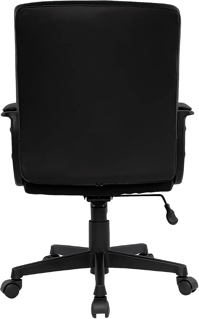 Staples Tervina Luxura Mid-Back Manager Chair, Black, 2/Pack
