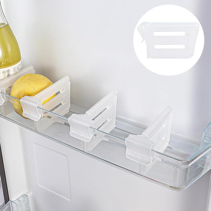 20 Pack Refrigerator Door Shelf Dividers Organizer Adjustable Separators for Home Kitchen Office Supplie