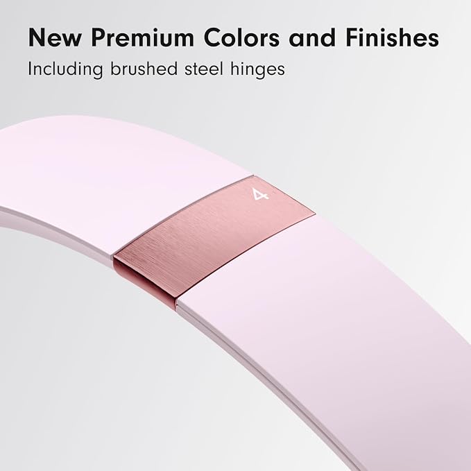 Beats Solo 4 - Wireless On-Ear Bluetooth Headphones, Up to 50-Hour Battery Life, Ultra-Lightweight Comfort, Powerful and Balanced Sound, Apple & Android Compatible - Cloud Pink