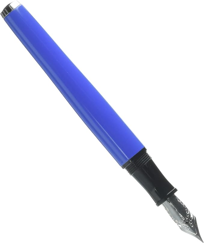 Monteverde USA Aldo Domani Italia Fountain Pen Exotic Blue - Flex Nib - Luxury Writing Pen - Italian Design - JoWo Stainless Steel Nib - Smooth Ink Flow - Refillable - Gift Box Included