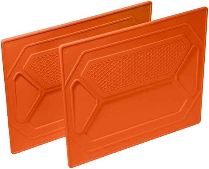 Klein Tools 54921MBR MODbox Drawer Dividers, 2-Piece Adjustable Organizer Set, Single Drawer Compatible, Impact-Resistant, Tool Storage Organization