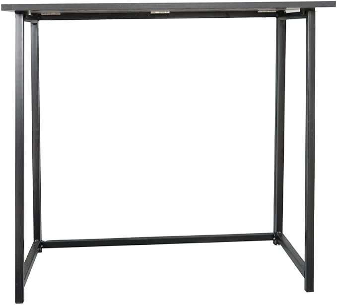 Small Desk Folding Computer Desk Home Office Desk Study Writing Table for Small Space Saving (Black)