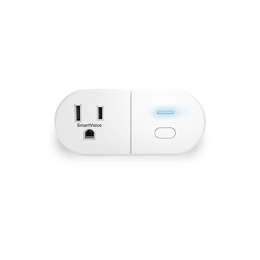 Emerson SmartVoice Smart Wall Plug, Single Outlet Voice Control, No WiFi or App, Hands-Free Control, Sleep & Wake Timer, ETL Listed