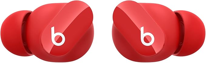 Beats Studio Buds - True Wireless Noise Cancelling Earbuds - Compatible with Apple & Android, Built-in Microphone, IPX4 Rating, Sweat Resistant Earphones, Class 1 Bluetooth Headphones - Red