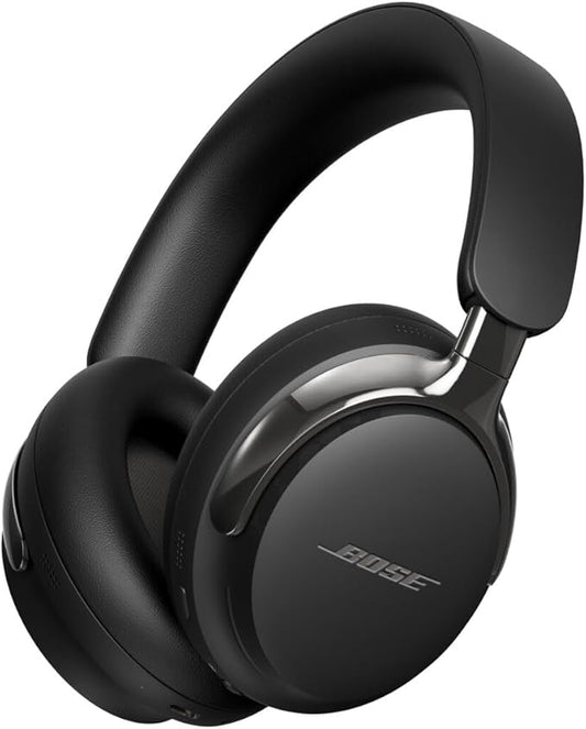 Bose QuietComfort Ultra Bluetooth Headphones (2nd Gen), Wireless Headphones with Spatial Audio, Over Ear Noise Cancelling with Mic, Up to 30 Hours of Play time, Black