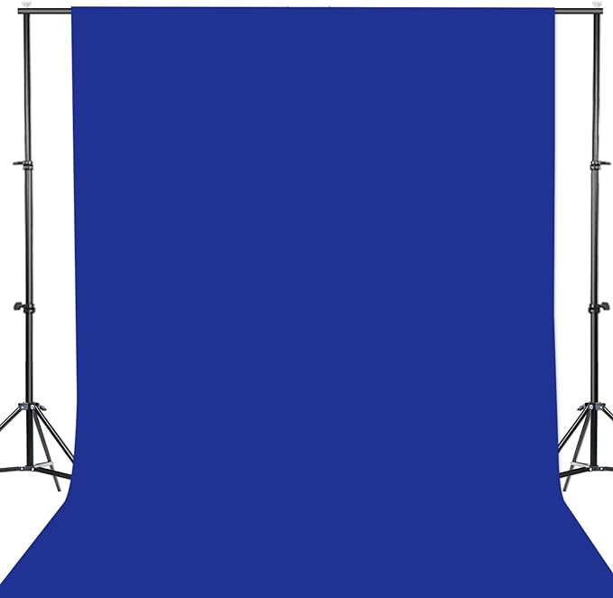 GFCC 5x7FT Royal Blue Backdrop Background Blue Photo Background Photography Backdrop for Photoshoot Screen for Video Recording Picture