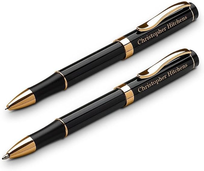 Executive Gift Shoppe | Personalized Ballpoint Pen & Pencil Set in Rosewood Box with Custom Engraving