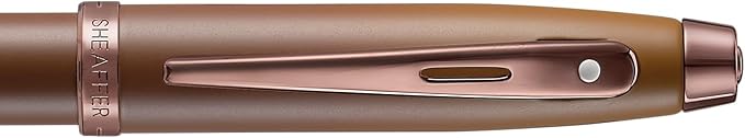 Sheaffer 100 9374 Coffee Edition Matt Brown Pen with Regal Brown PVD Signature Gold Trims (Ballpoint)