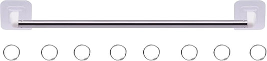 YYST 38" (98CM) White Self Adhesive Anchor Chart Holder Date Cards Holder Flip Calendar Holder W 8 Chart Rings (White-1)