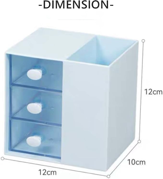 Pen Holder Pencil Cup Holder Pen Organizer Pencil Holder for Desk Office and School (Blue)