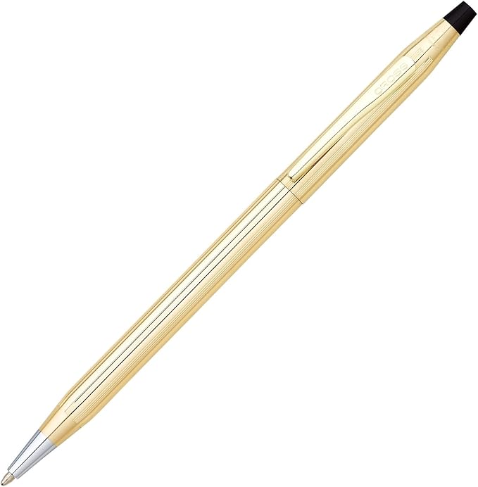 Cross Classic Century Refillable Ballpoint Pen, Medium Ballpen, Includes Luxury Gift Box - 10 Carat Gold