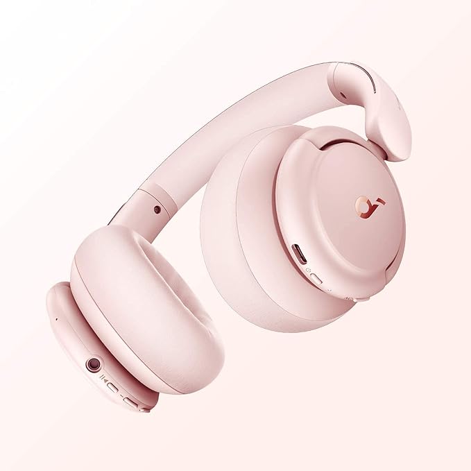 Soundcore by Anker Life Q30 Hybrid Active Noise Cancelling Headphones with Multiple Modes, Hi-Res Sound, Custom EQ via App, 40H Playtime, Bluetooth Headphones, Connect to 2 Devices (Renewed)