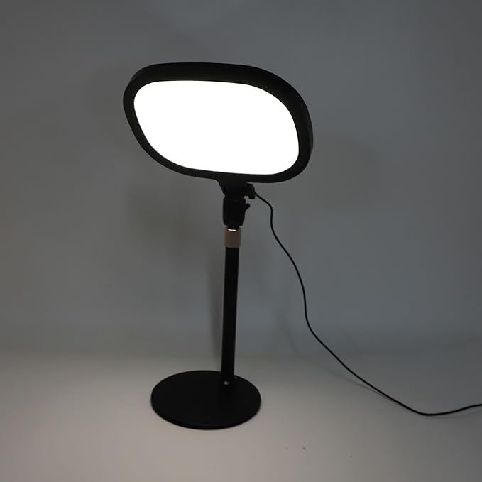 Video Conference Light Desktop Video Conference Lighting Kit Stand Phone Holder Zoom Streaming Video Recording Makeup Computer