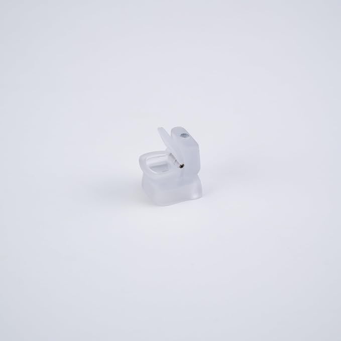 Artisan Toilet Keycap, Transparent Resin, 1U Size, RGB Backlit Compatible, Removable Cover Design for MX Mechanical Keyboard Switches, Gaming