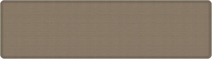 GelPro Decorative Foam Floor Mat, 30" x 108", Grasscloth Pecan