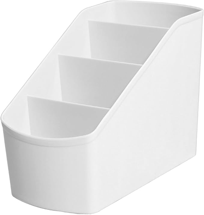 HEEPDD Desk Organizer, Plastic for Office, School, and Vanity Storage Supplies