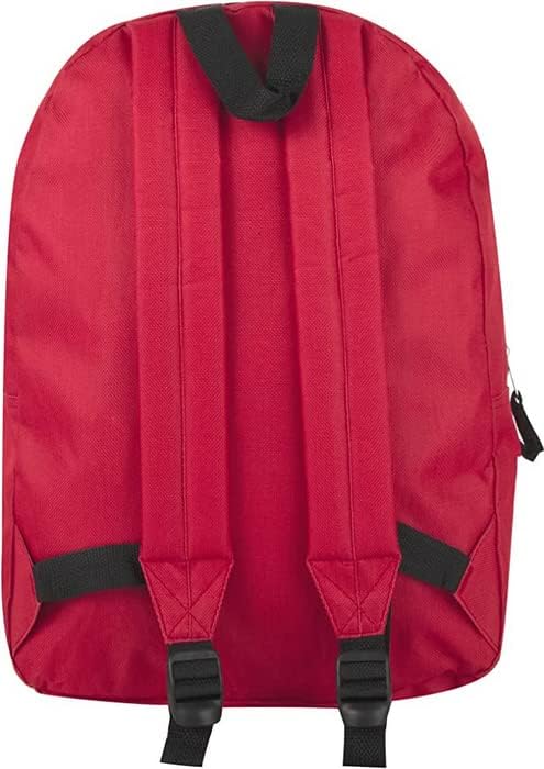 Trail maker Backpack with School Supplies for Kids - 20 Piece Back to School Supplies with 17" Backpack (Red Pack)