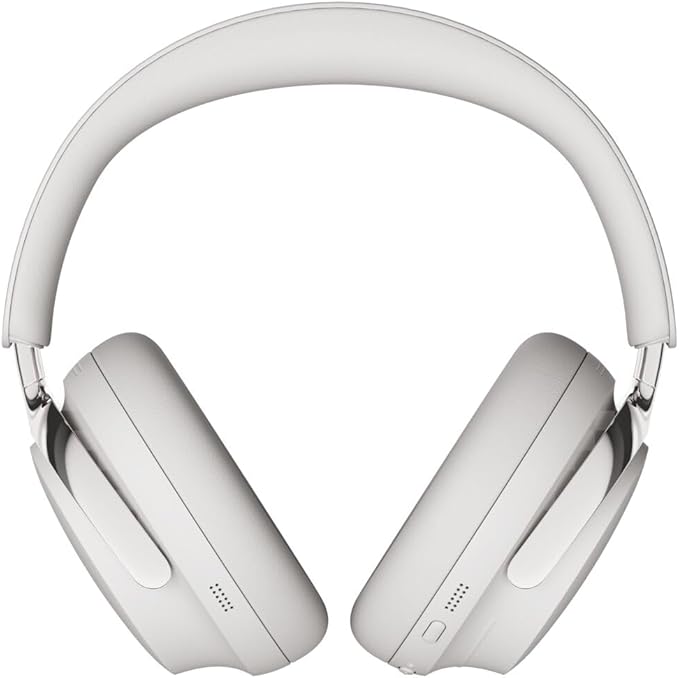 Bose QuietComfort Ultra Bluetooth Headphones (2nd Gen), Wireless Headphones with Spatial Audio, Over Ear Noise Cancelling with Mic, Up to 30 Hours of Play time, White Smoke