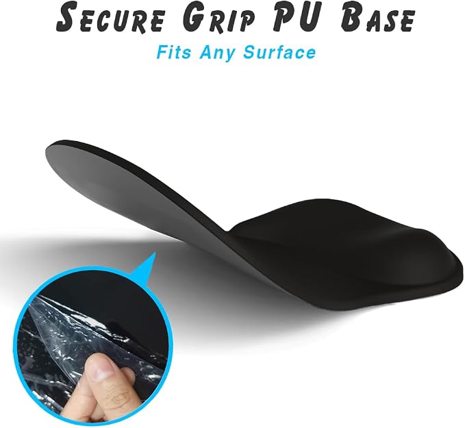 ErgoComfort Gel Wrist Rest Mouse Pad-Ergonomic Office Mousepad with Wrist Support-Non-Slip, Design Desk Accessories Mat for Home&Game Decor (08Cream Marble)