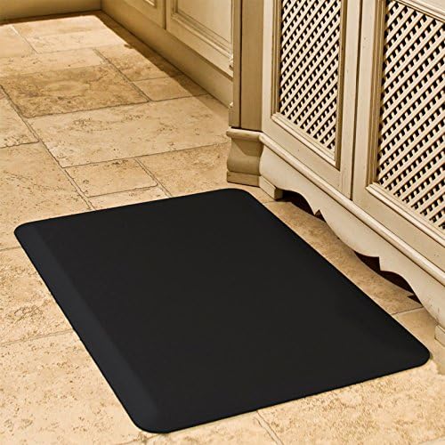 WellnessMats Original Anti-Fatigue 72 Inch by 36 Inch Kitchen Mat, Black