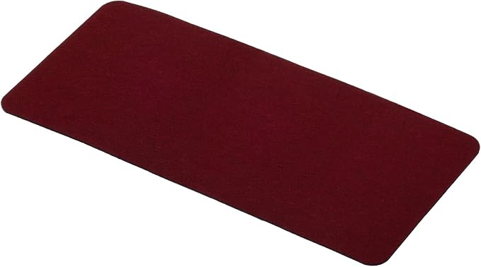 PATIKIL 28"x13" Desk Mat Protector, Felt Dual Side Mouse Pad Writing Mat for Office Home, Red