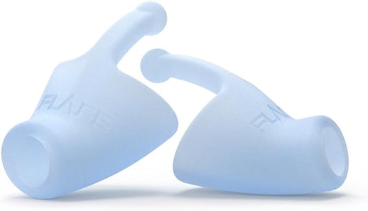Flare Calmer | Ear Plugs Alternative | Daily Noise Relief | Sound Sensitivity | Stress Relief | No Muffling | Improve Wellbeing | Comfy, Reusable, Soft Silicone Earplugs | Soft Blue