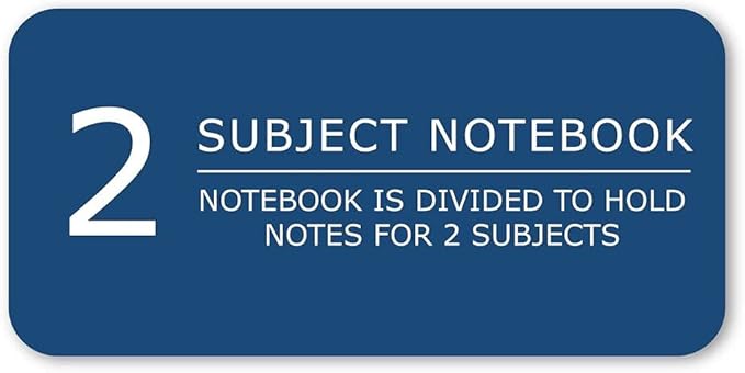 ROARING SPRING Environotes Recycled Spiral Notebook – 11" x 9", Two Subject, 80 Sheets, College Ruled Perforated Heavyweight 20 lb Paper, 2 Double Pocket, Made in USA