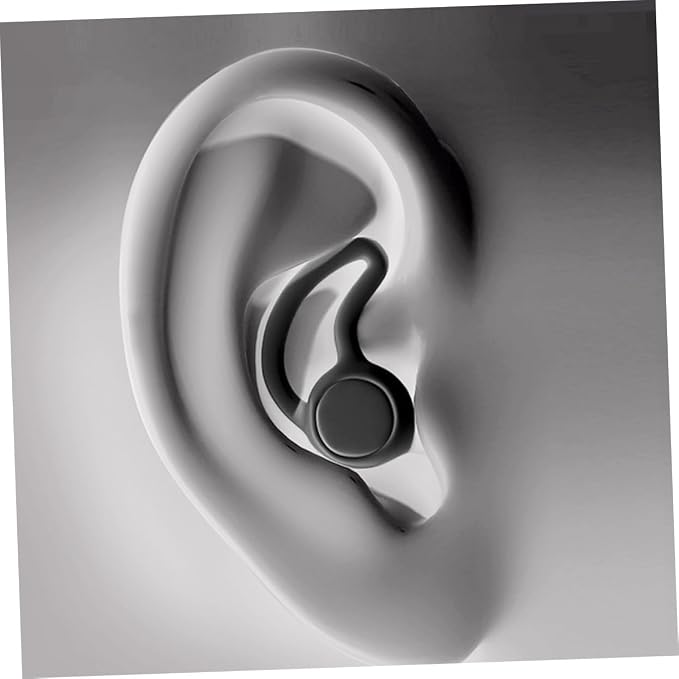 2pcs Noise Cancelling Silicone Comfortable Musician for Noise Reduction Black Reusable Ear Protection for Study and Rest