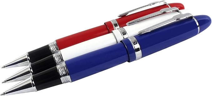 Jinhao 159 Black Rollerball Pen Heavy Big Pen 3 Pieces in 3 Colors