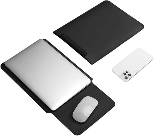 13 inch Laptop Sleeve Case Compatible with MacBook Air 13 M3 M2 M1 / MacBook Pro 13Inch, MacBook Neo, Surface Pro 12-3,iPad Pro/Air 13 Dell HP ASUS,Black