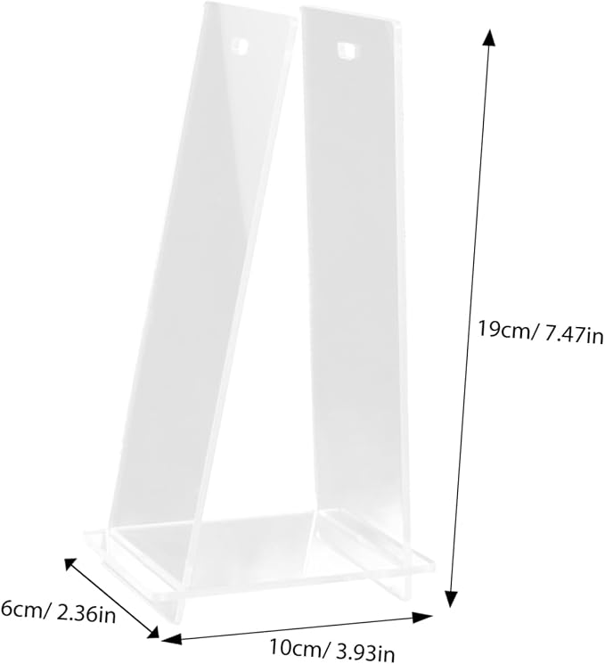 VALICLUD Stylish Acrylic Flip Calendar Stand Multi Functional Desk Calendar Holder for Home Office Sleek Transparent Design Support for Daily Planning