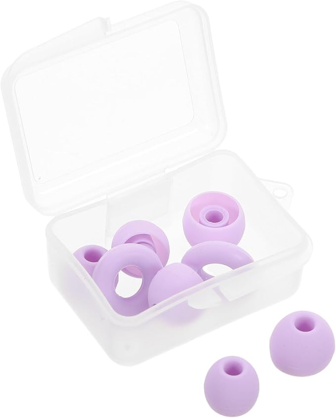 2pcs Reusable Silicone for Sleeping Noise Cancelling Comfortable Fit Sound Blocking for Swimming Travel Concerts Study Work